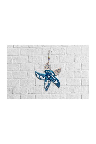 CajuArt Decorative Ceramic Large Star Shaped Wall Door Ornament