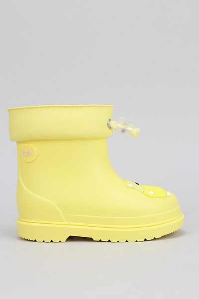 IGOR W10214 Bimbi Hipo Kids κίτρινες μπότες βροχής
