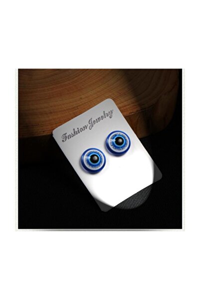 VipBT Manyetik Nazar Boncuğu Genç Kız Çocuk Göz Mıknatıslı Küpe 12mm TR32976104756