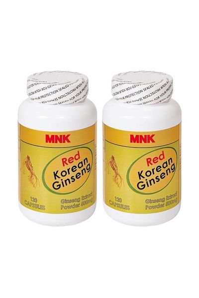 Mnk Red Korean Ginseng 2 Boxes 240 Capsules