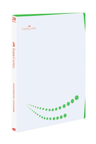 Faber Castell Catalog (presentation) File Double Color 20 Pieces Green5075220101
