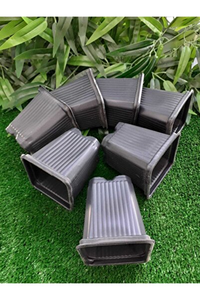 Ekodoğa Kare Saksı 5 Adet 8x8x9 Cm Vakum Saksı Ucuz Saksı Üretim Saksısı Fide...