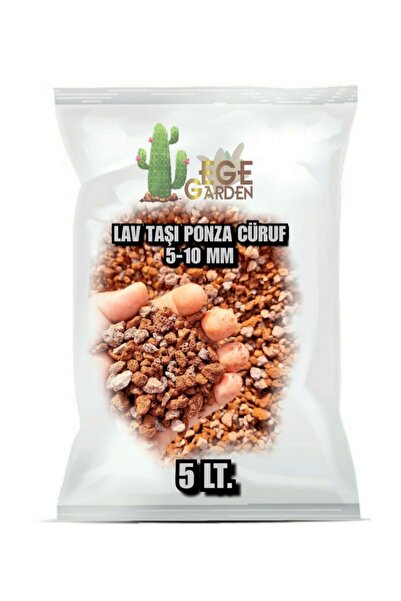 EGE GARDEN Ponza Taşı Cüruf 5-10 Mm Ortalama Çapı 5 lt