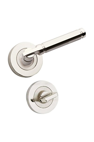 Hira Verda Nickel Satin Rosette Λαβή Πόρτας WC