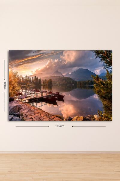 Tablo Center Dev Boyut Dekoratif Kanvas Tablo 100x140cm