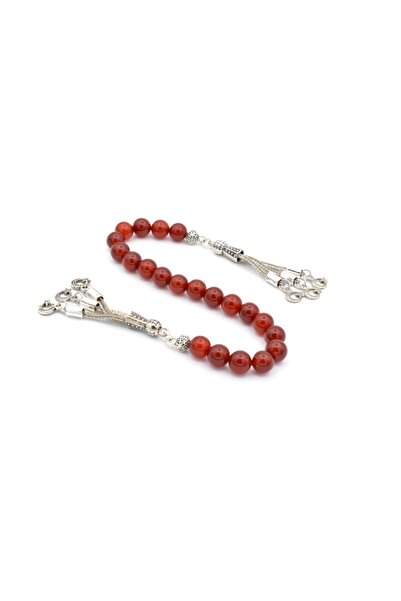 Murty99 Piatra de agat rosu natural autentic Zaza Tesbih Piatra naturala de prima calitate