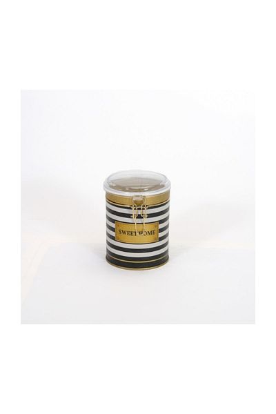 EVLE Ef082-45 Line Black_swt Home Patterned Spice Bowl 0.6 Lt