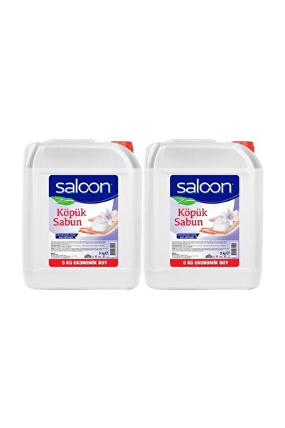 Saloon Köpük Sabun Şeffaf Floral 5lt 2'li