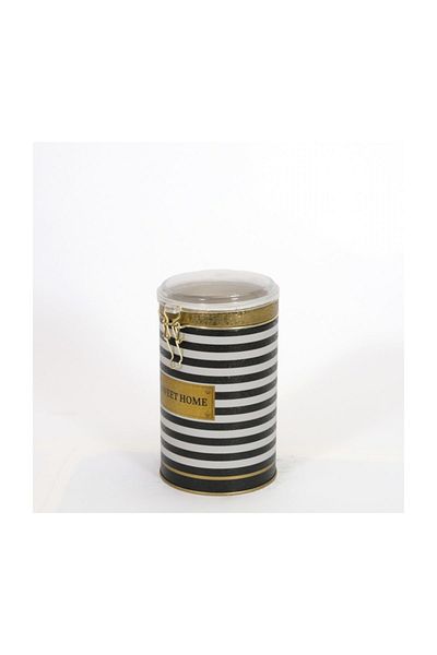 EVLE Ef122-45 Line Black_swt Home Patterned Spice Bowl 1.3 Lt
