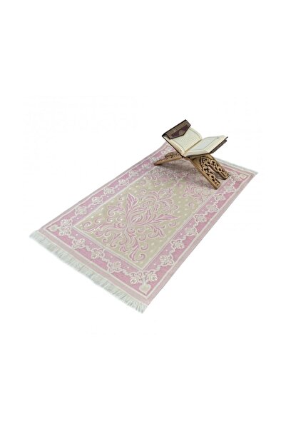 İkranur Lüks Pamuk Tafta Pembe Seccade