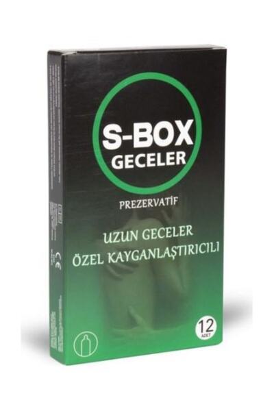 S-Box Geceler Prezervatif 12 Adet