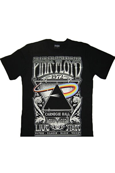 Orijin Muška crna majica velikog kroja Pink Floyd