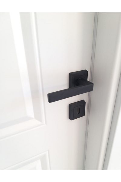 ARON Sofuoğlu Polat Luxury Square Badge Matte Black (ODA) Door Handle Aluminum / Steel