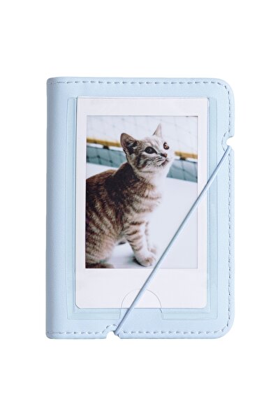 Fujifilm Instax Mini Film Uyumlu 28'li Mavi Albüm