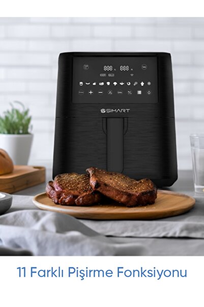 Şımart Akıllı Airfryer Xxl 7.2l Kapasite Ve Çoklu Pişirme Fonksiyonu