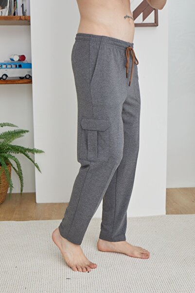 KLY بنطلون واحد بجيوب من الفرو