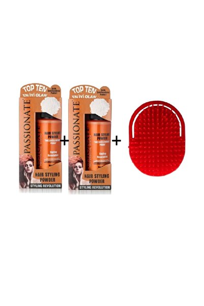 Passionate Saç Şekillendirici Pudra Hacim Mat 20 gr X 2 Adet Yıkama Tarağı