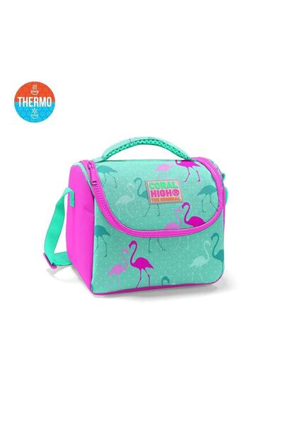 Coral High Kids Aqua Green Pink Flamingo Sa deznom Thermo Nutrition Torba kom...