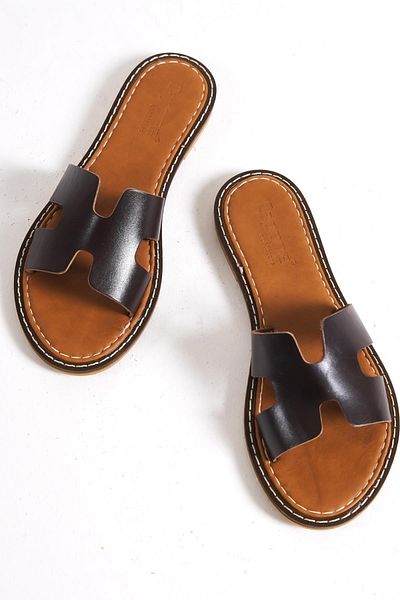 Capone Outfitters Mules - Brown - Flat