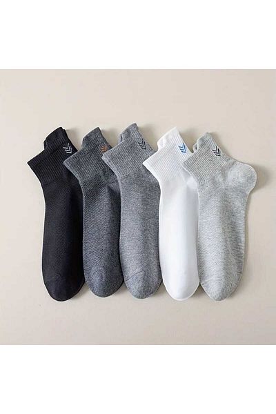 SOYTEMİZ Kurze Herren-Booties, atmungsaktive, bequeme Sportsocken für den Sommer