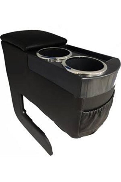 gürlerotoaksesuar Kol Dayama Universal Montajsız Kolçak 2 Bardaklık Hazneli S...