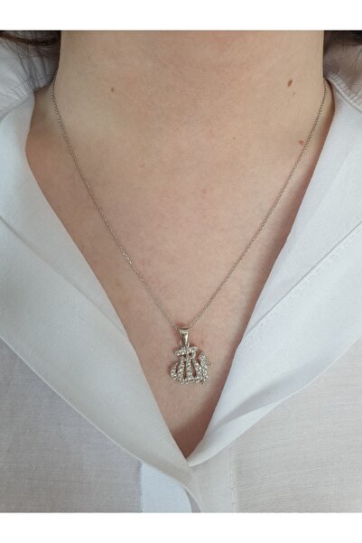 MAGRİB Allah Yazılı Gümüş Kolye