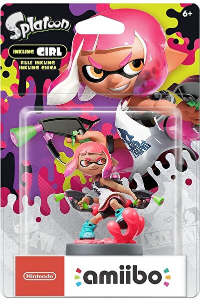 Nintendo Amiibo New Inkling Girl Neon Pink