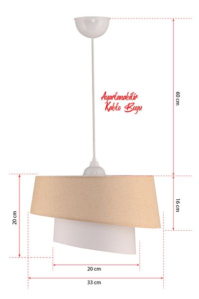 EvLight Helmet Powder 2 Tier Pendant Chandelier