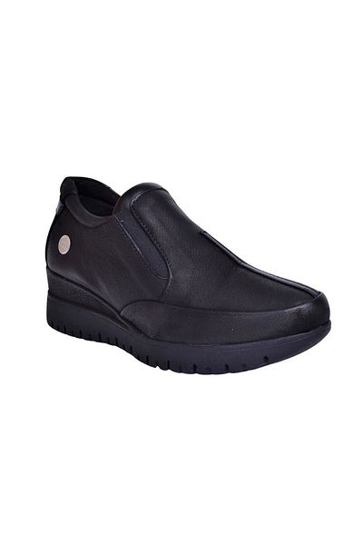 Mammamia D23KA-6350 Women's Black Nubuck Leather Shoes