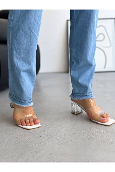 Noa Noa Штани з бахромою на штанинах, висока талія, жіночі