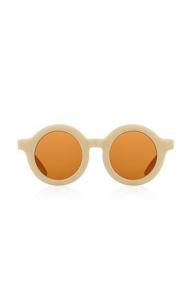 Polo55 Round Model Cream Children's Sunglasses