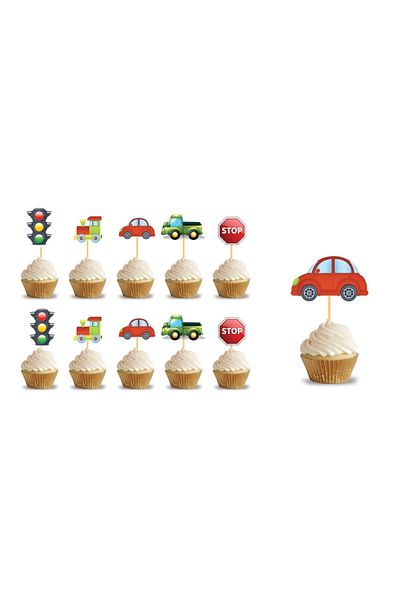 Big Party Toothpick Vehicles 10pcs