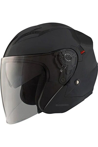 MOTOANL Motosiklet Ce Onaylı Yarım Camlı Içi Yıkanılabilir Güneş Vizörlü Kask...