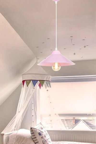 EvLight Coral Pink Single Pendant Chandelier