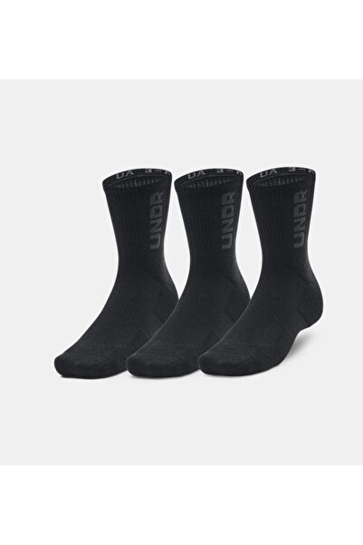 Under Armour Unisex UA 3-Maker 3’lü Paket Mid-Crew Çorap 1373084-001