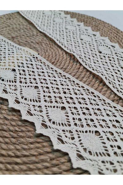 Esteks Dantel ve Tekstil Aksesuarları COTTON LACE 5 METERS