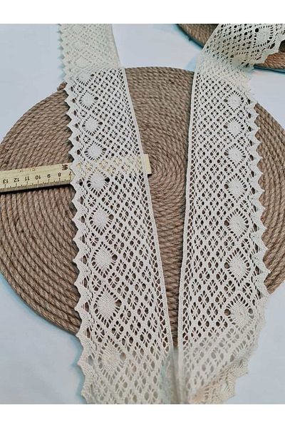 Esteks Dantel ve Tekstil Aksesuarları COTTON LACE 5 METERS