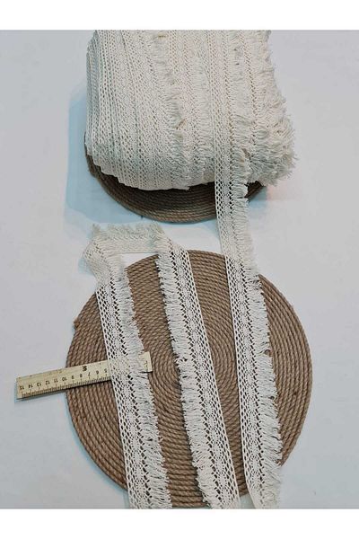 Esteks Dantel ve Tekstil Aksesuarları COTTON LACE 5 METERS