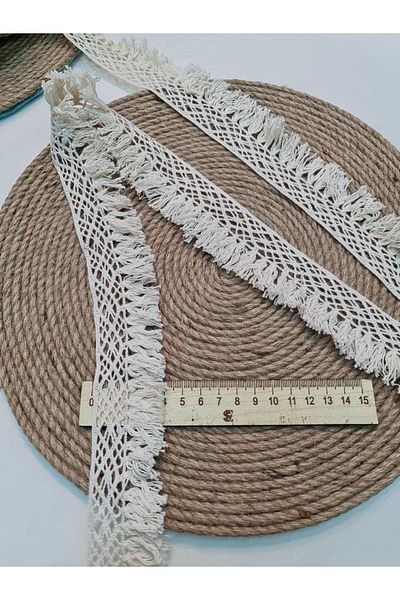 Esteks Dantel ve Tekstil Aksesuarları COTTON LACE 5 METERS