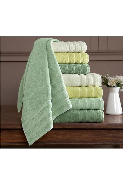 Hobby Rainbow 70X140 4-Piece Towel Set Water Green