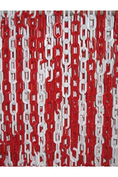 Mfk سلسلة بلاستيك 8 مم 10 متر أحمر أبيض