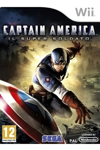 SEGA Captain America Super Soldier Nintendo Wii Oyun