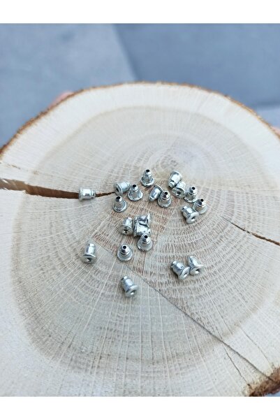 FlowerAksesuar 50 Adet - Küpe Arkalığı Küpe Tıpası, Küpe Pistonu, Küpe Tutaca...