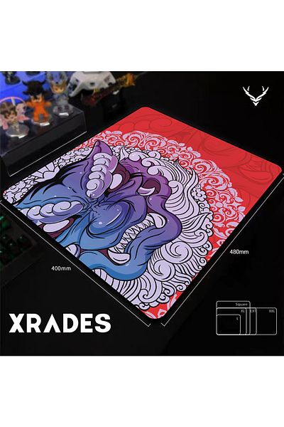 Xrades Tiger Longteng Aqua Control 480x400 MM ESport Gaming Mousepad 48x40 CM