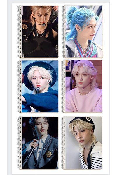 animeandyourworld Felix stray kidsA4 boyutu 1 adet 72 sayfa (çizgili veya kar...