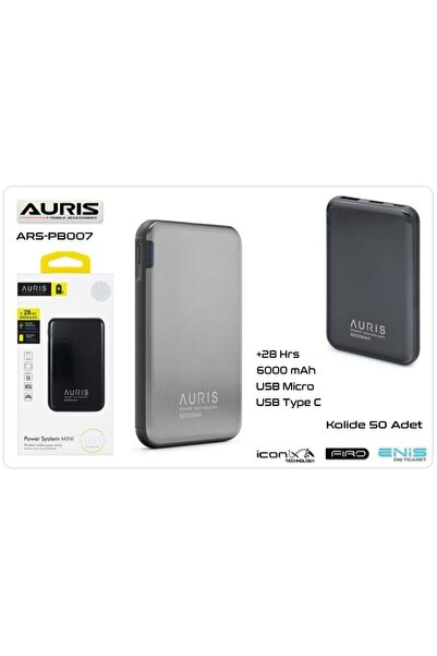 Auris Auris Powerbank 6000Mah Ars/Pb-007