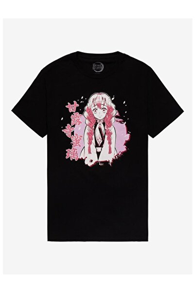 Jose Clothing تي شيرت أسود مطبوع بأكمام قصيرة للجنسين