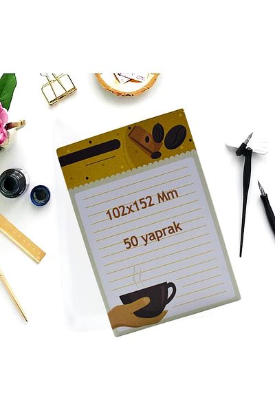 MUNIS Dopp Тетрадка за бележки с шарки Pull-Tear 102X152 мм 50 листа DOPP-N30KHV