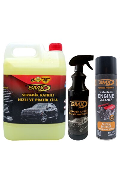 SMX Seramik Cila Hızlı Cila  Pratik Cila 5+1  Susuz Motor Temizleme Spreyi