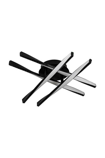 Eglo 75683 "Adeje" Black Aluminum Steel Led Ceiling Lamp - Ip20 Max: 19W Width: 43.5 C